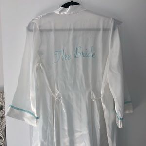 White BRIDE Wedding Robe - size M, never worn